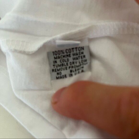 Unkosher Market TOTES KOSHE White Tank Top Black Graphic Size Large - Picture 5 of 6